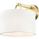 Braxstan Indoor Wall Sconce Wall Light in Vintage Brass